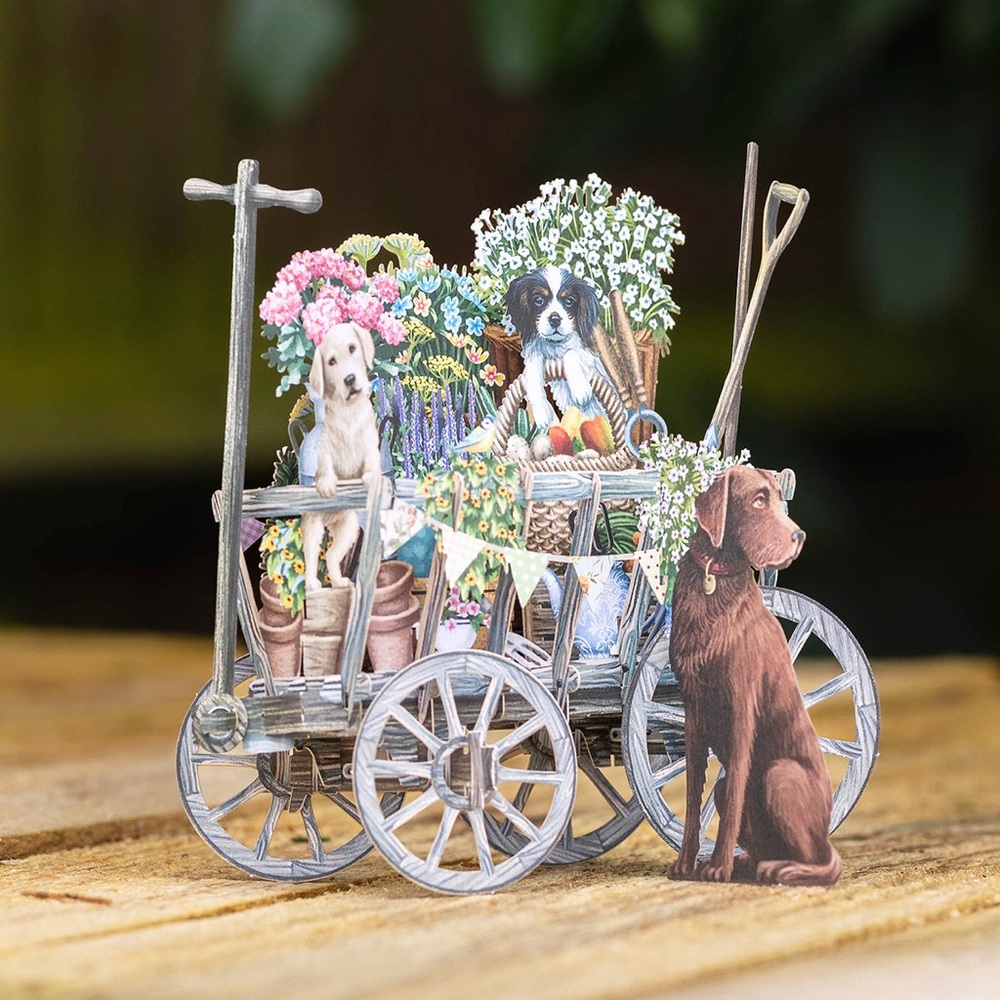 Me & McQ ‘The Goat Cart’ 3D Greeting Card